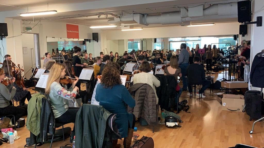 'Mamma Mia' what a treat this was! 🤩

Great to have #ABBAOrchestral rehearsing with us for their show in the <a href="/3ArenaDublin/">3Arena</a> Tomorrow!

Best of luck with the show from all of us here at <a href="/studiosliffey/">Liffey Trust Studios</a>.Was a pleasure to have you with us and such talented musicians under our roof 🧡