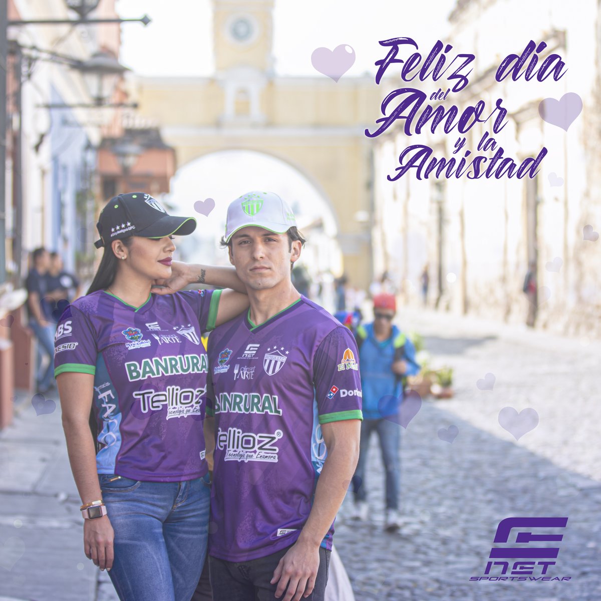 NetSportswear's tweet photo. #Netsportswear les desea un feliz día del cariño y amistad.💜
Recuerden que con amor y dedicación todo se puede lograr.
#lapieldeloscampeones #lanuevatunica https://t.co/Vkrr2AxZLC