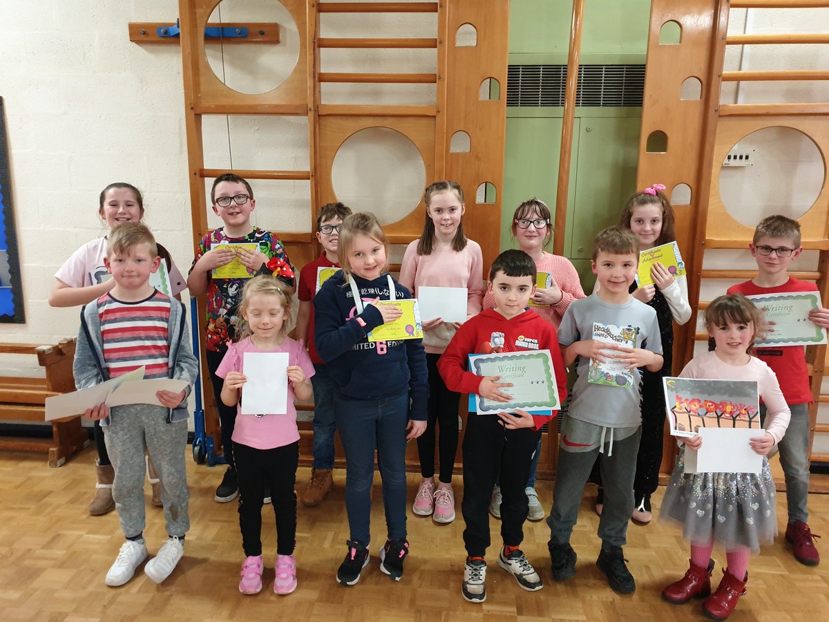 Well done to all the children who were awarded certificates in assembly for their achievements in computing and writing.