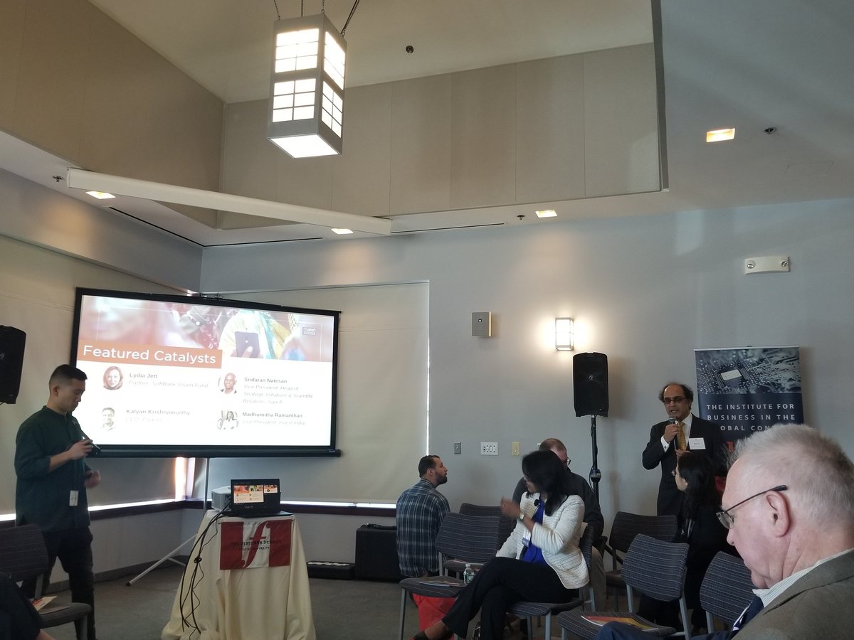 SimoneLaPray's tweet photo. .@tieboston visiting @TuftsUniversity for "India's Digital Turn" hosted by Bhaskar Chakravorti. https://t.co/FLuSOGyO44