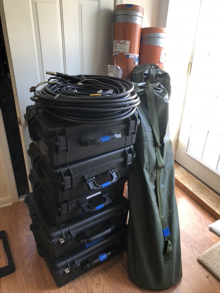 Here is the gear for FJ! #HF + #2m #EME packed and ready to head south tomorrow AM. Looking forward to working many of you off the moon this week! <a href="/DX_World/">DX World.net</a> @daily <a href="/dxcoffee/">DxCoffee</a> <a href="/QRZnow/">QRZ Now</a> #DX #DXP #hamradio #RHR