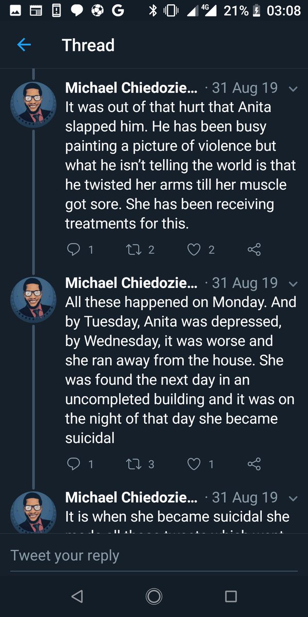 71.She said according to the tweet that I mocked her with the rape issue and hence she slapped me and also apologized for slapping me.Everyone you can correlate this with our WhatsApp chats and I made a statement after she assaulted me violently!