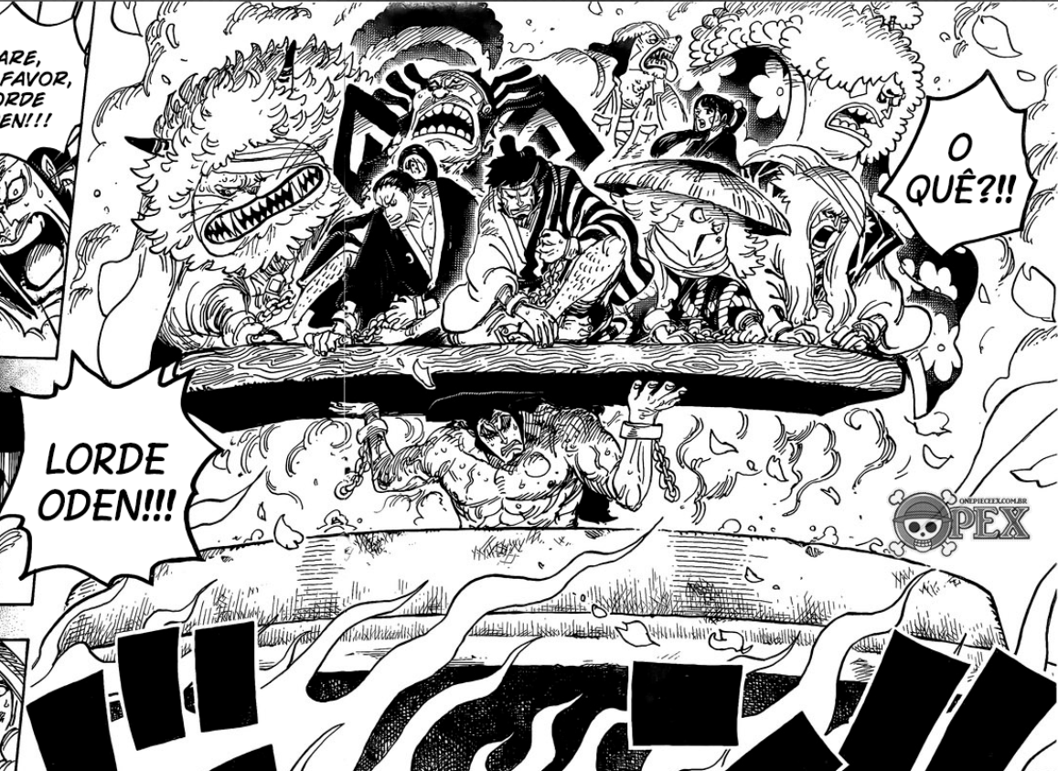Samurai Morcego Spoiler Do Capitulo 971 Ele Ta Literalmente Segurando A Barra Da Galera Onepiece971 Onepiece