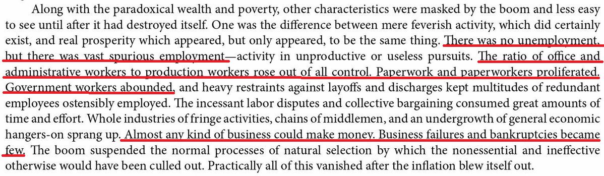 Me: With this ladies fake magazine job and with the thought of the magazine rack still full in a post Internet world , let's review that quote from the hyperinflation book , Dying of Money again. The red underlined "almost any business could make $"  Like magazines in 2020