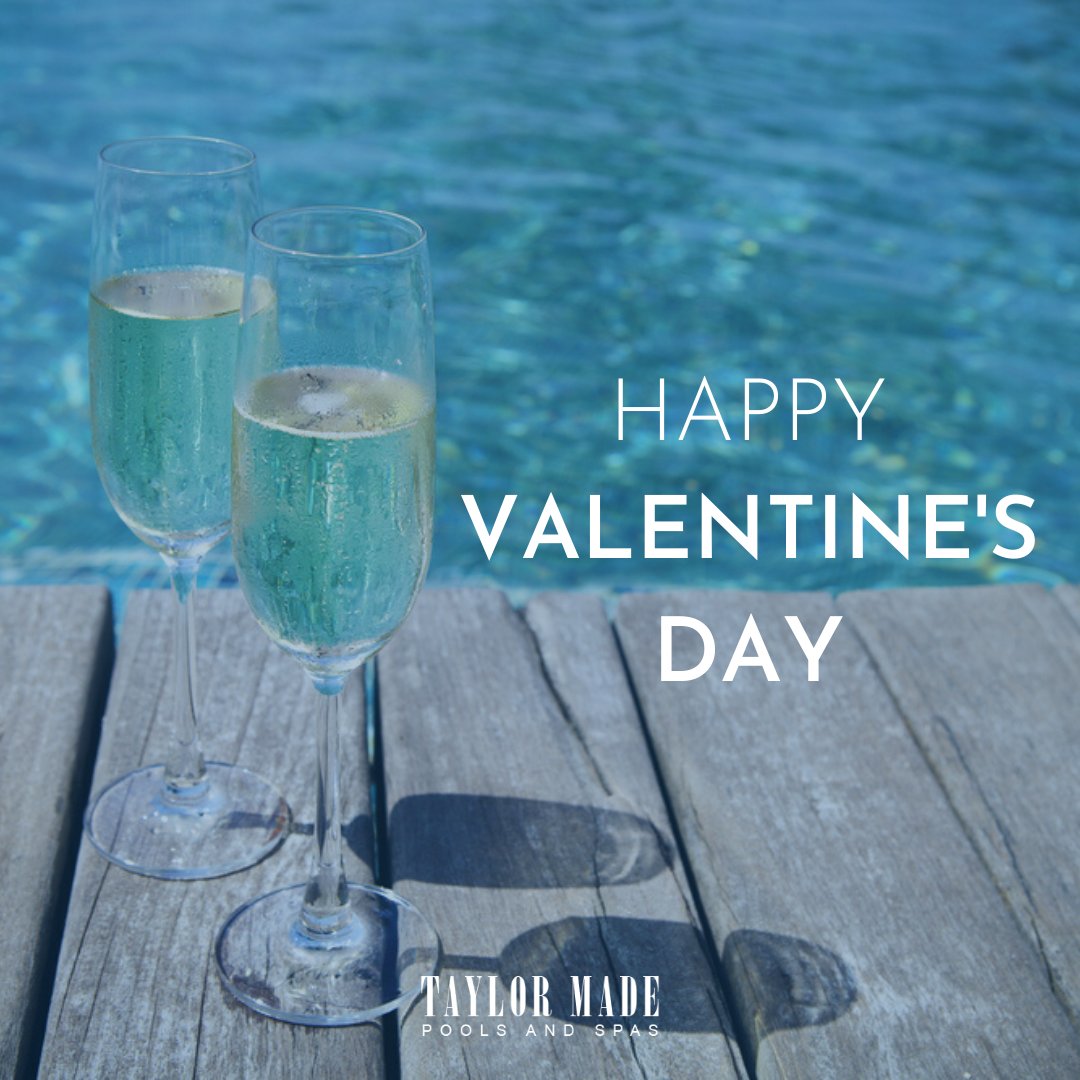 We couldn't think of a better Valentine's Date but by the pool, Happy Valentine's Day from the Taylor Made Pools team! #ValetinesDay2020 #HappyValentinesDay