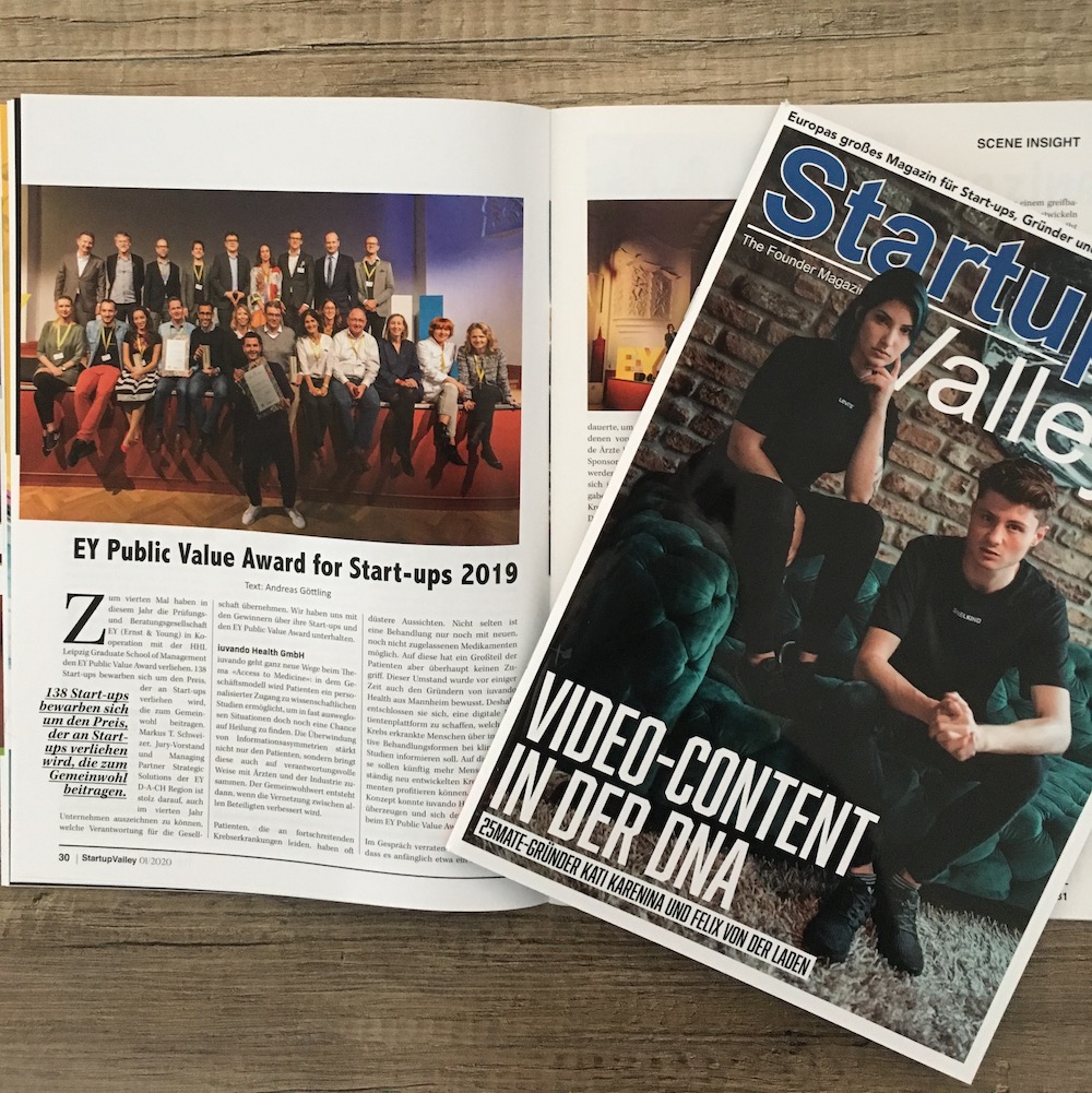 StartupValley Print Magazin ⠀
Ernst and Young Public Value Award for Startups 2019
startupvalley.news/de/shop⠀
#magazin #magazine #magazinecover #startups #startup #entrepreneur #gründer #startupvalley #ernstandyoung #ey #publicvalueaward #iuvandohealth #besserzuhause #enlightaid