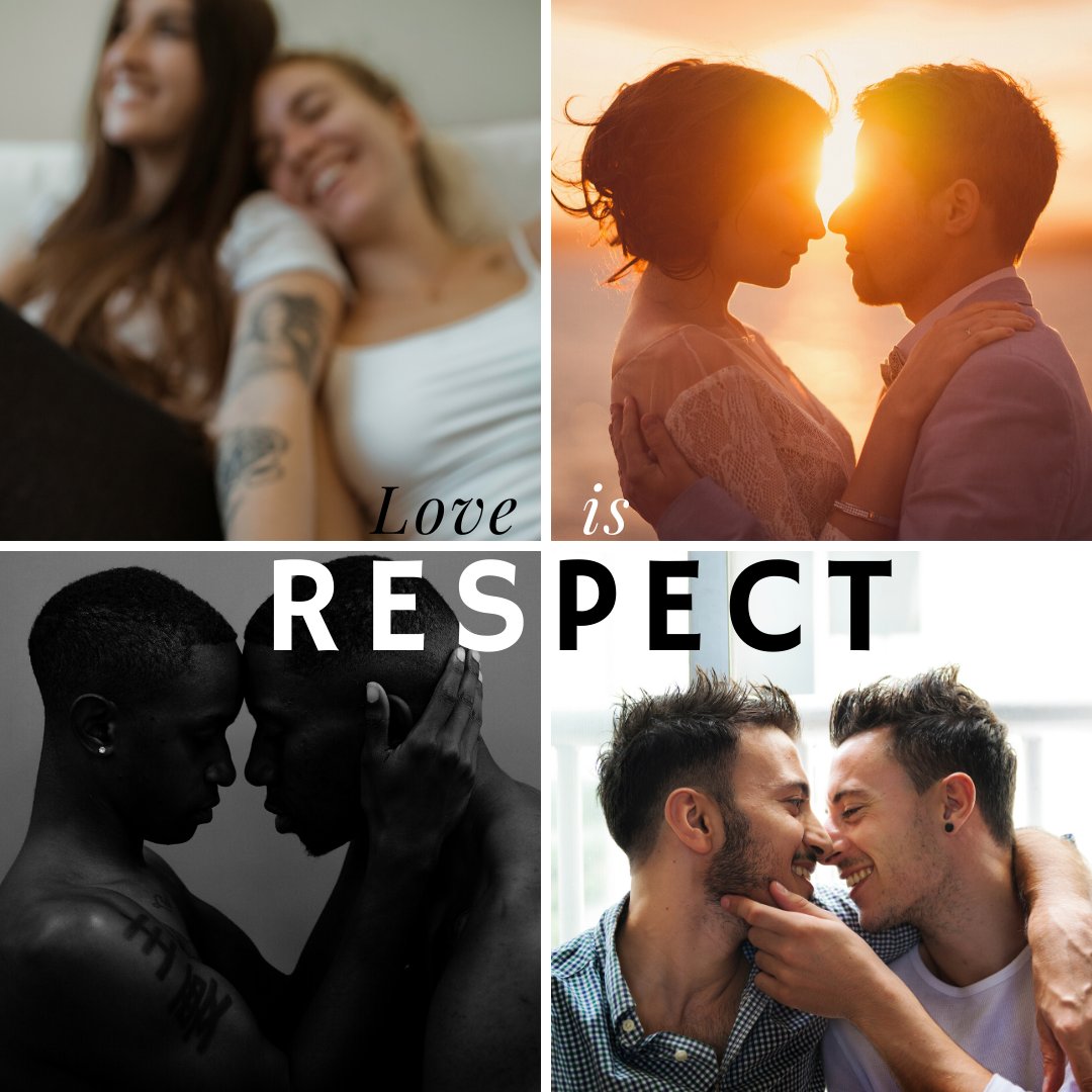 Love is...
Supportive; healthy; communication; understanding; mutuality; patience; equity; mutual trust; empowerment; honesty; acceptance; kindness; growth; compassion; fun; passion; interdependent; What else is love? 

#LoveIs #StandStrongNow #Respect #RelationshipGoals