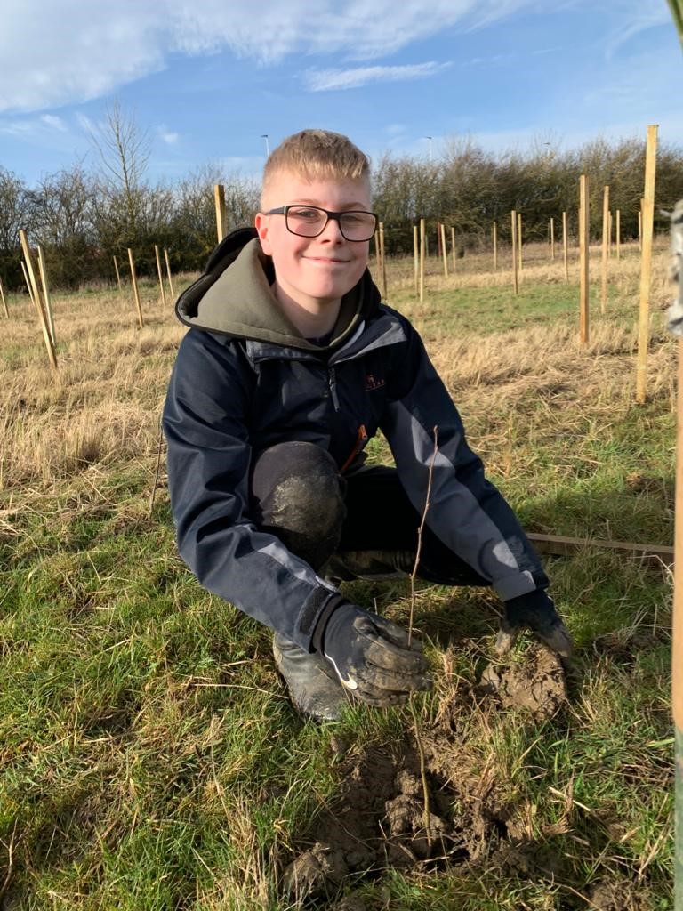 SamWhitAcademy's tweet photo. @eco_swa rounded off the half term by planting 200 trees at Marston Forest Centre. Fantastic effort! #SWAfightingback https://t.co/rJTrsyKTIA