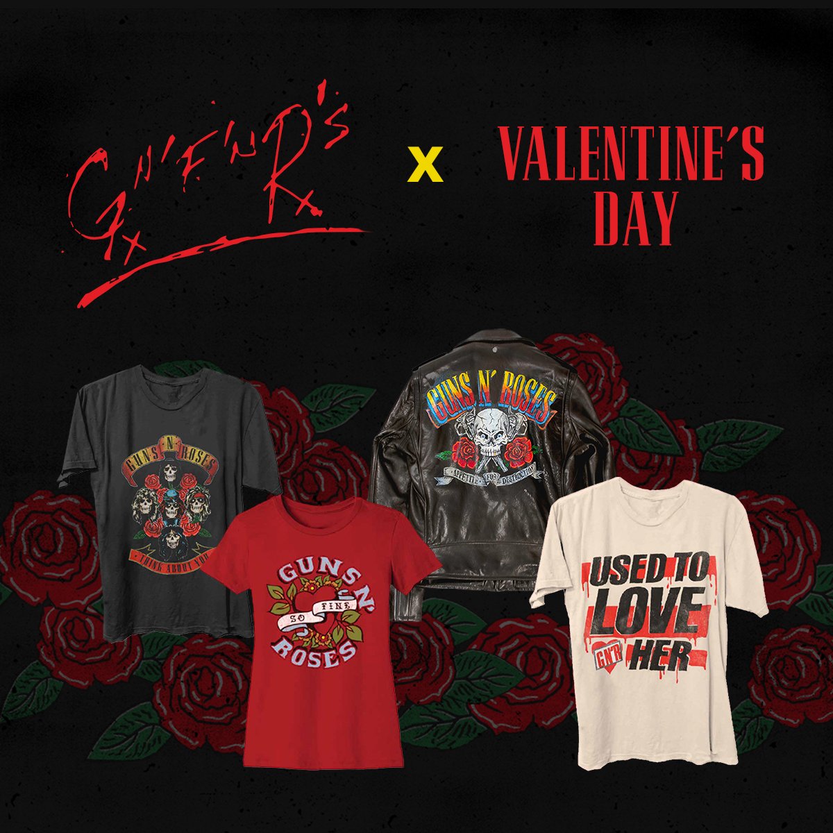 Guns N Roses On Twitter Gnfnr X Valentine S Day Drops At
