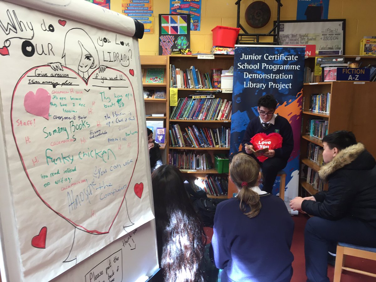 larkincclib's tweet photo. Lots happening in Larkin Library during lunchtime today. Romantic Poetry Readings by Karl in 2nd year, Creative Writing with Rod Smith and Valentine’s card making ❤️❤️❤️❤️❤️❤️ #LoveYourLibrary #LoveReading #LoveMidterm 🙂 https://t.co/OWm9MS9Wyn