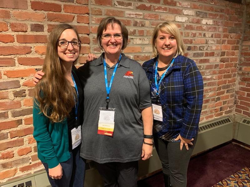 BuzzybeeKaren's tweet photo. So glad to be representing @ClarkCreekSTEM and Cherokee Co. at the @GSTANews conference. Equally thrilled for the support they gave me during my FOSTERING STEM SKILLS WITH PBL presentation. #GSTA2020 #gstaconference #CCSDfam @GSTANews @FasnachtKatie https://t.co/Hkqpkkz5Up
