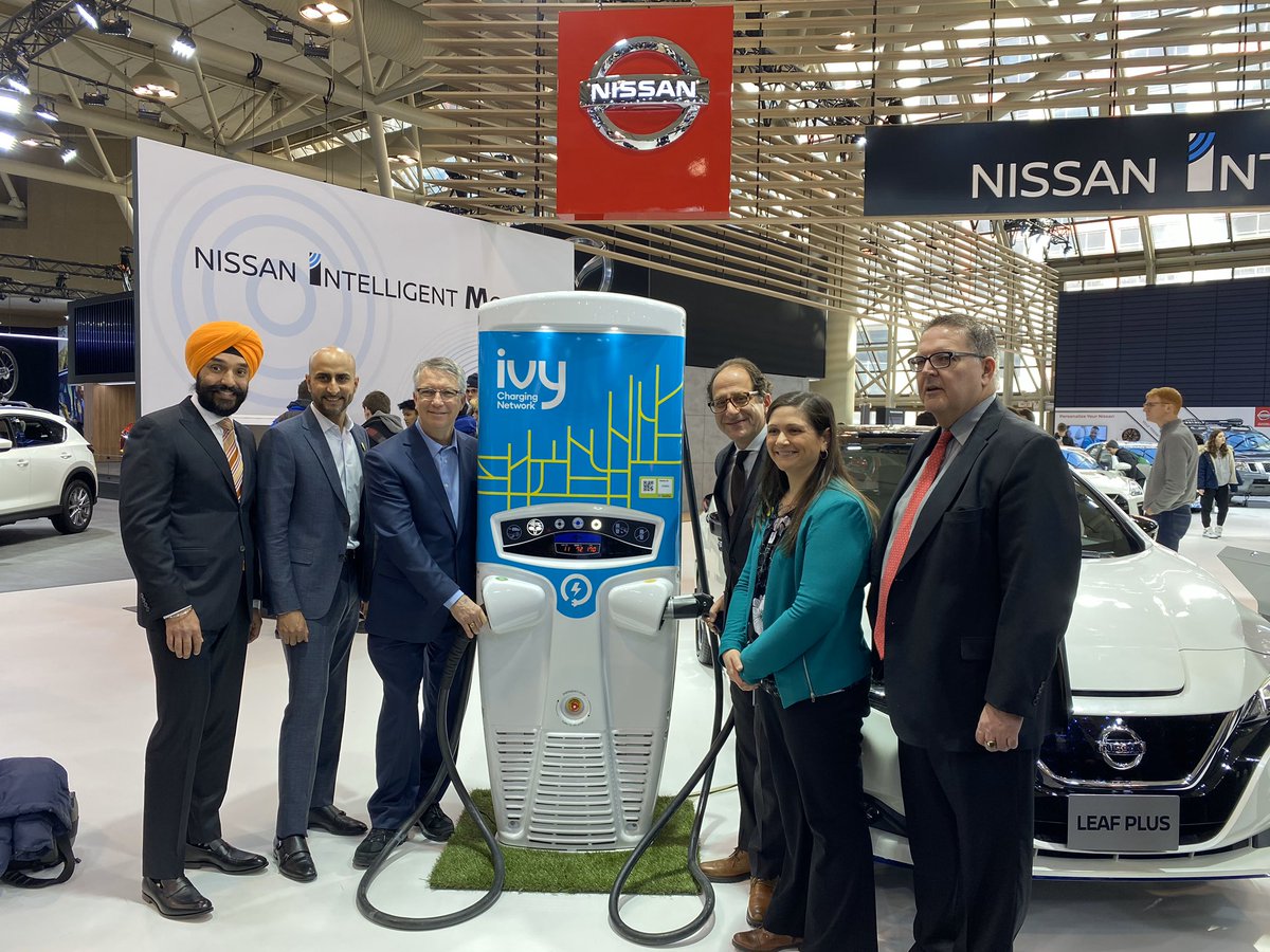 IvyCharge's tweet photo. Thank you to @NRCan and the Honourable @NavdeepSBains for hosting our big announcement @autoshowcanada. We can’t wait for you to meet Ivy. #WanderON https://t.co/OBosVC7XCc