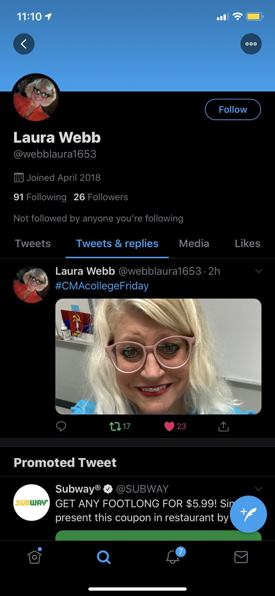 webblaura1653's tweet image. #cmacollegefriday