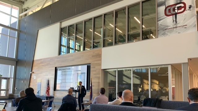 DenverSouth's tweet photo. Always an educational time when @COSmartCities has events. Today, they are talking cyber security and solutions for smart cities at the @CCIC_CCSD. #smartcities #security #partners #solutions https://t.co/kmYkbCgX9a