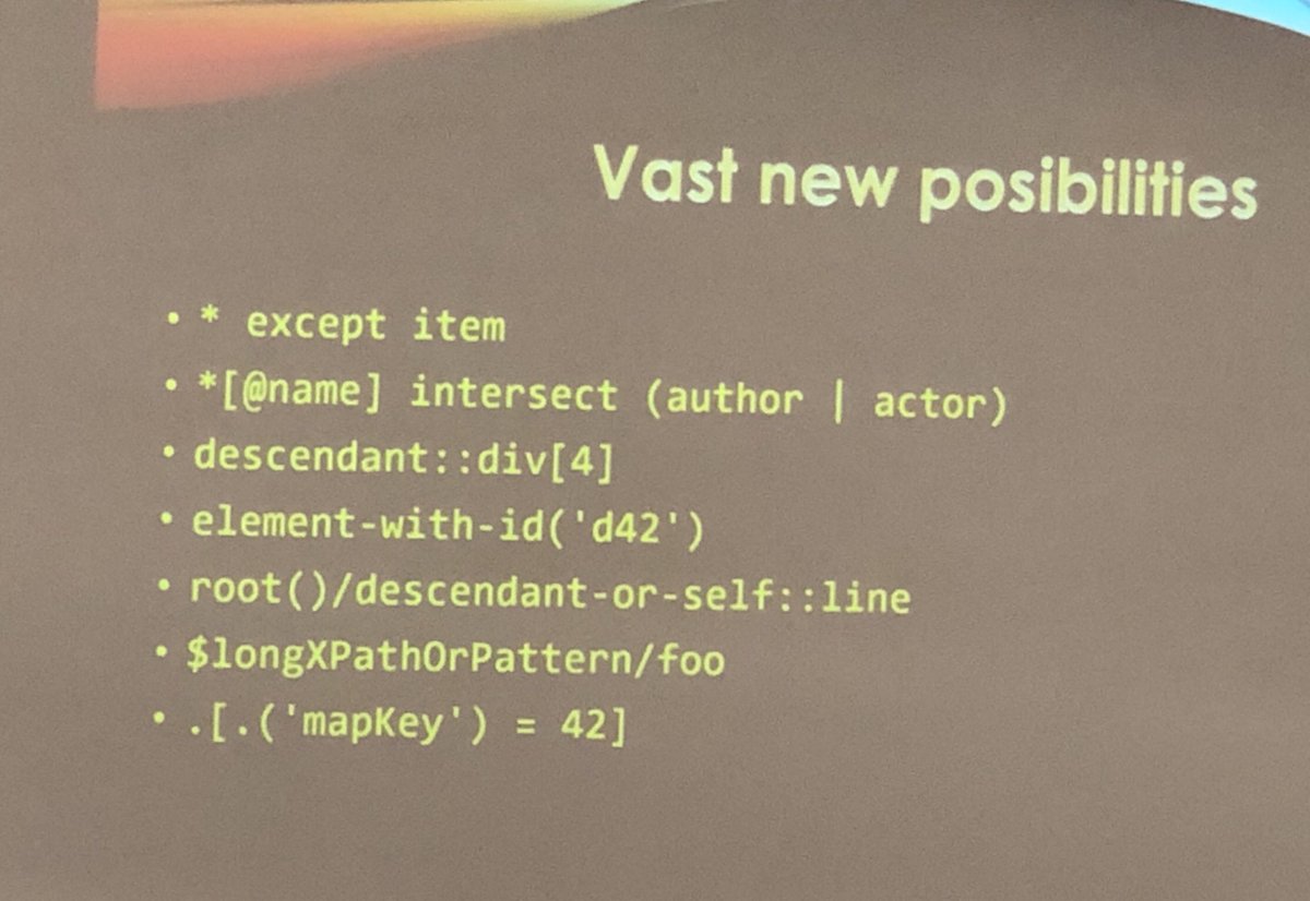 thinkDITA's tweet photo. Subtleties or “Powerful patterns with XSLT 3.0 hidden improvements” Abel Braaksma @Kandura #xmlprague #xslt3 #techcomm https://t.co/XP2zJslXKe
