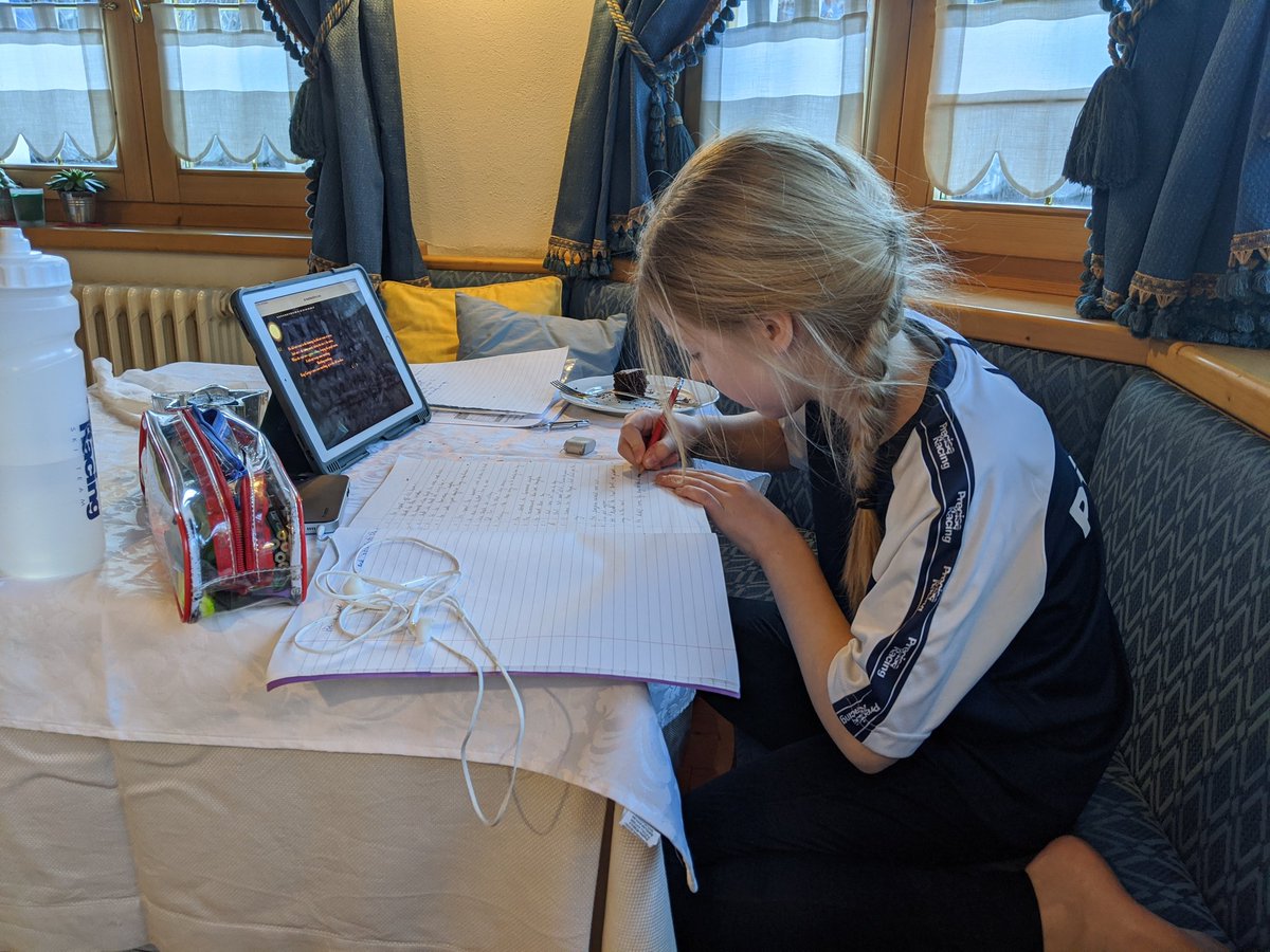 Ski training then school work @precise_racing <a href="/AldershotSRC/">AldershotSkiRaceClub</a> <a href="/SurbitonSki/">Surbiton Ski Racing</a> <a href="/SHSGirlsPrep/">SHS || Girls' Prep</a>