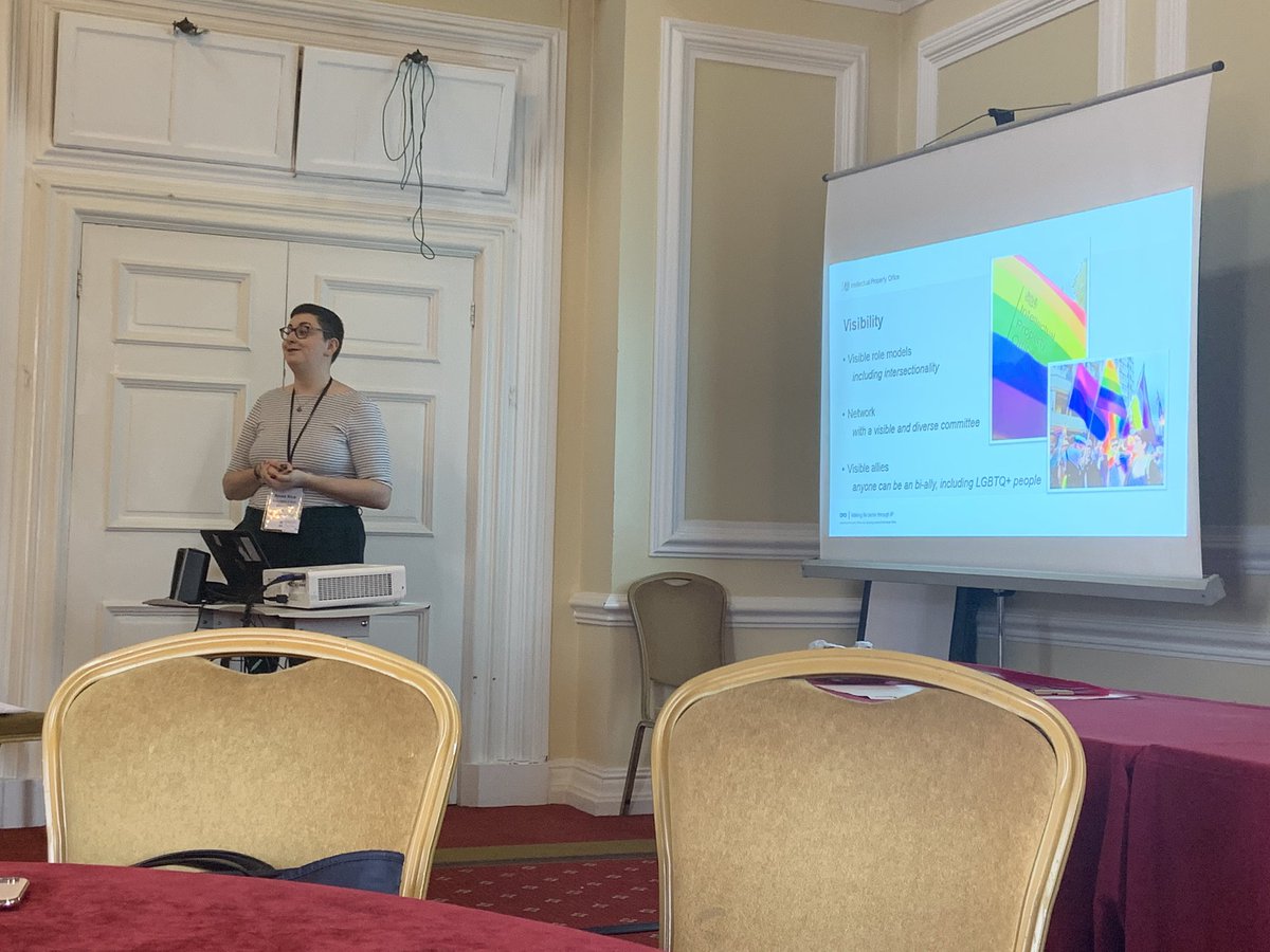 beegles's tweet photo. A fantastic presentation by our own @AnnaMRice on #biinclusion and what we’ve done at @The_IPO #inclusion @StonewallCymru @stonewalluk https://t.co/X3ZjJYdUyT