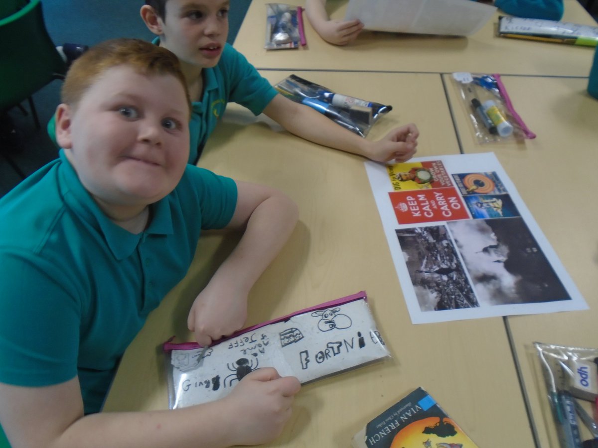 ClaveringTS27's tweet image. #6CP looking at propaganda from WW2 and how it encouraged the 'Blitz Spirit'