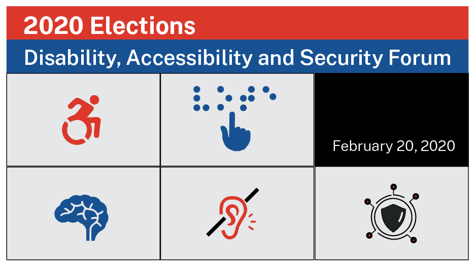 On February 20, 2020, <a href="/EACgov/">Election Asst. Comm.</a> will hold a 2020 Elections Disability, Accessibility and Security Forum. This is a free event, registration is required. Register today: go.usa.gov/xd9dr. This event will be live-streamed.
#2020Focus