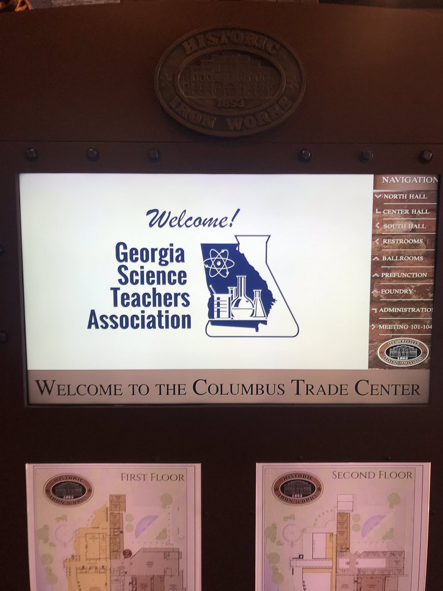 NelsonjCaron's tweet photo. Presented @ the GA Science Teachers Association Conference this morning in Columbus, GA about my experiences w/ the @TheFirstGreen. The talk is to get the word out about #thefirstgreen #golfcoursemainteance and and our @GCSAA & @GeorgiaGCSA. Teachers loved it. #hostafirstgreen https://t.co/SZ4qfTMWzO