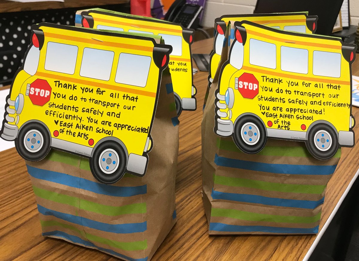 EastAiken's tweet photo. We โค๏ธour bus drivers!!!! Thank you for your dedication & hard work!! We appreciate you to the moon & back!!! @AikenPublicSch #HappyBusDriverAppreciationWeek https://t.co/YVABXeG6cx