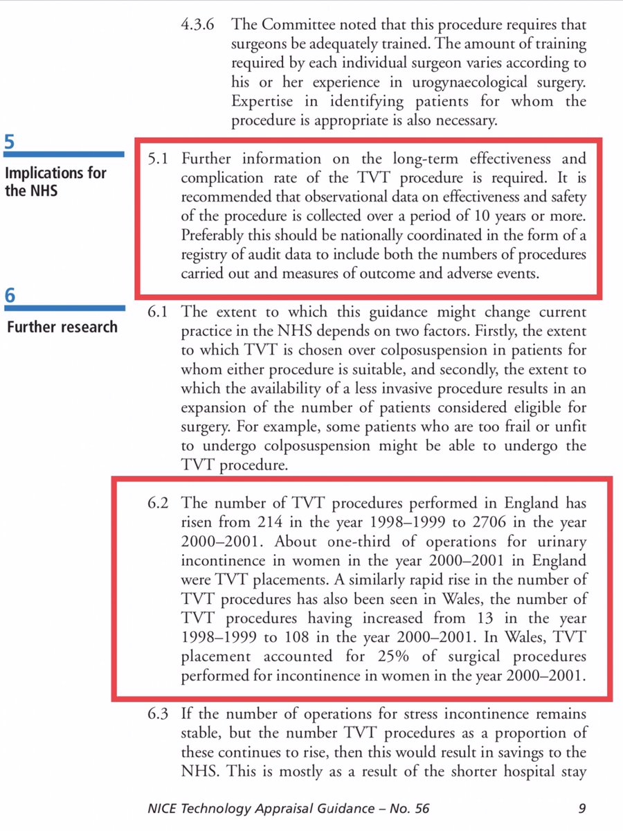 <a href="/SabinaWalker18/">Sabina Walker 😀 Master Appl Science (Neuroscience</a> <a href="/PittamSharon/">Sharon Pittam</a> <a href="/lesley_clouter/">Lesley Clouter</a> <a href="/Corrina35038731/">Corrina D 🧚🏿‍♂️🧚🧚‍♀️</a> <a href="/PolyPossum/">💜Tracey Whyte</a> <a href="/dis_roger/">RogerDis</a> <a href="/CunliffeSue/">Dr Sue Cunliffe (MBchB honours)</a> <a href="/JoanneD_/">Mech Eng 🌱</a> @facsjustice <a href="/SusanMorgan19/">mesh injured patients 🕊</a> @mjmoneill <a href="/lisa02594983/">lisa</a> @cathybarts1 <a href="/AngelaSpaniak/">Gold Coast Pelvic Mesh Support</a> @parasjethwasurg <a href="/JanUrban12/">Janis Kay Urban</a> <a href="/RogerTh71142375/">Roger That</a> <a href="/meshinmyflesh/">Wee Maudie</a> <a href="/herniameshni/">Hernia mesh awareness NI</a> <a href="/rob37451553/">rob</a> <a href="/nswpmsg/">NSW Pelvic Mesh Support Group</a> <a href="/WAPMSG/">💜WA Pelvic Mesh Support Group</a> @MeshAwarenessAU <a href="/Holly56095580/">Holly</a> @JaydeCotic <a href="/sophiescott2/">Sophie Scott</a> @meshinjuredaus @MBLacey <a href="/SWEMeshSupport/">Swedish Mesh Support</a> @jolloyd19 @cporterwa <a href="/JanisUrban/">Janis Kay Urban</a> <a href="/marcie_stewart/">Marcie Ann Stewart</a> <a href="/MHRAgovuk/">MHRAgovuk</a> <a href="/IMMDSReview/">Review Tweets</a> <a href="/CDCDirector/">CDC Director</a> <a href="/FDACommissioner/">FDA Commissioner</a> <a href="/opioidconf/">International Conference on Opioids</a> @CandiaMcCullou2 <a href="/JuliaCumberlege/">Julia Cumberlege</a> <a href="/neiljmcevoy/">Neil McEvoy 🟥⬜🟩</a> @EmmaHardyMP <a href="/SharonHodgsonMP/">Sharon Hodgson</a> <a href="/UN/">United Nations</a> @ElneilSuzy <a href="/BAUSurology/">BAUS</a> <a href="/RCObsGyn/">RoyalCollegeObsGyn</a> <a href="/HQIP/">Healthcare Quality Improvement Partnership</a> The NICE 2003 Technology Appraisal for TVT #Mesh requests More info on longterm Effectiveness &amp; Complication rates &amp; Recommends:
Observational Data on Effectiveness &amp; Safety collected for 10yrs+Registry of Audit Data with No’s &amp; Adverse Events <a href="/IMMDSReview/">Review Tweets</a>
truthinmedicine.us.com/images/nice.pdf