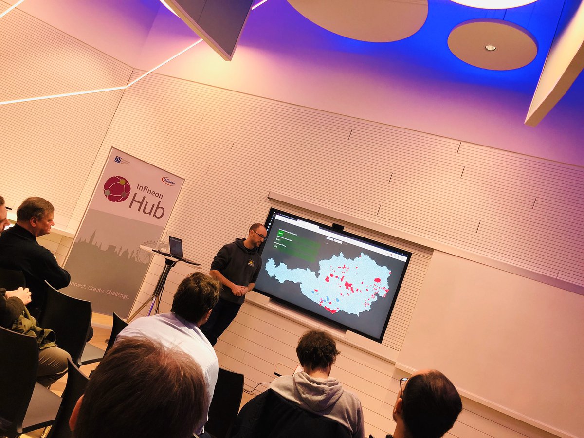 ejochum's tweet photo. Sehr gute Beispiele von Flooh Perlot @drawingdata) über die Visualisierung politischer Daten beim @onDataAndDesign-Meetup gestern im @Infineon Hub in Wien:
➡️ https://t.co/bZvgjALpqQ
#onDataAndDesign #InformationDesign #DataVisualization https://t.co/M069k3PpjD