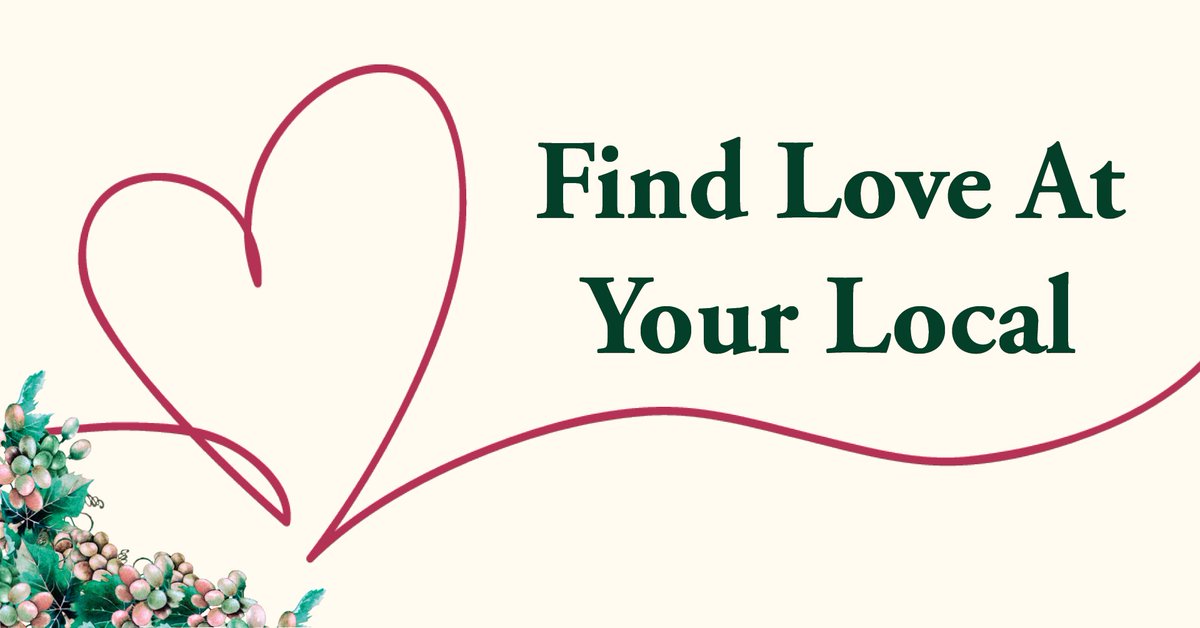 Find love at your local tonight 😍You never know who you might end up meeting by just popping in for a pint! ⁠
Or if you're already coupled up come and join us for a spot of honest pub food.⁠