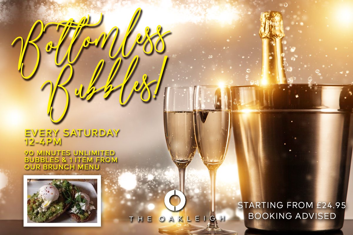 Brunchers-Unlimited prosecco for 90 minutes and item off of our brunch menu, all yours for just £24.95! 🥂