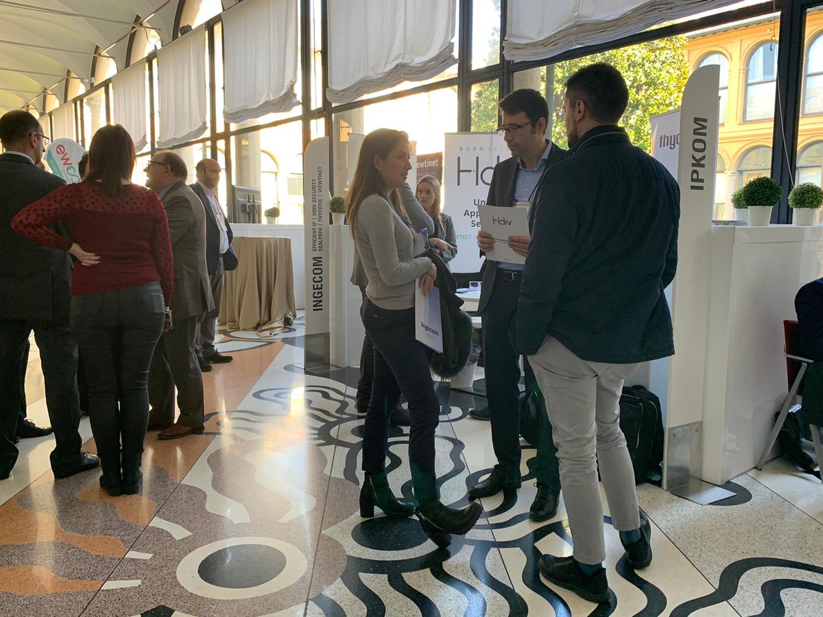 IngecomItalia's tweet photo. #SicurezzaICT20 @soiel_it - Momento networking. Grande interesse per le soluzioni dei nostri Vendor. Vi aspettiamo! 
#SicurezzaICT https://t.co/F6EUOTWEQj