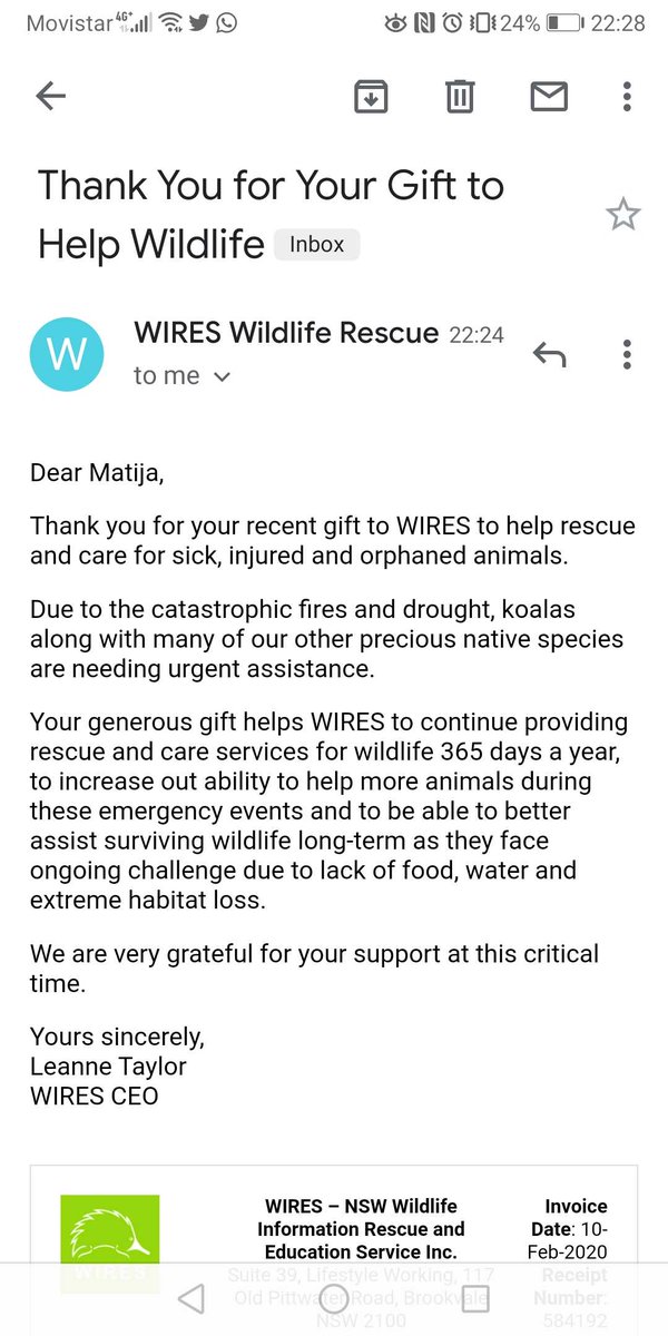 Goetica1's tweet photo. In January we pledged 100% of our earnings and then to double this to @WIRES_NSW great efforts in helping native wildlife during the devastating fires in Australia. Thank you to everyone who continues to support #goetica as they #travel and do good along the way. #goodanimalkarma https://t.co/QJIyXJP9uU
