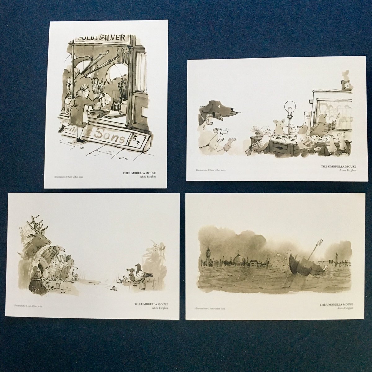 It’s #InternationalBookGivingDay. RT &amp; FOLLOW for a chance to win one signed copy of #TheUmbrellaMouse and a beautiful <a href="/SamuelUsher/">Samuel Usher</a> postcard of your choice. 
Winner picked at random 21/2/20
✨☂️🐭✨