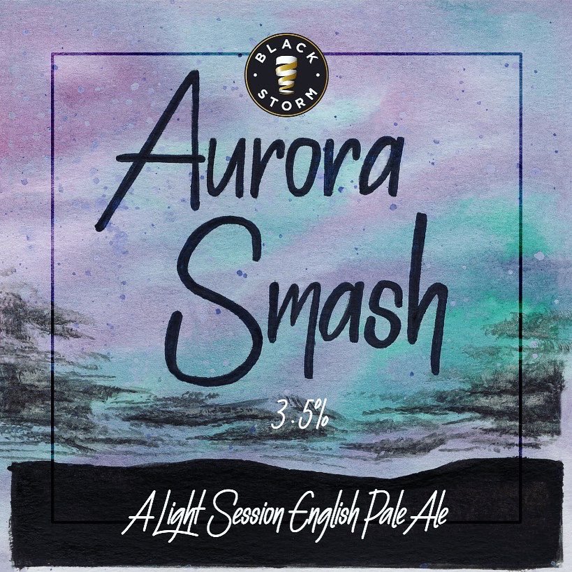 blackstormbrew's tweet photo. NEW BEER ALERT. 

Say hello to Aurora Smash - a 3.5% light session English pale ale💥

This #brewersproject beer is now available in @BStormtaphouse Whitley Bay &amp; Newcastle!

#stormchasers https://t.co/8RN8Ah6YQc