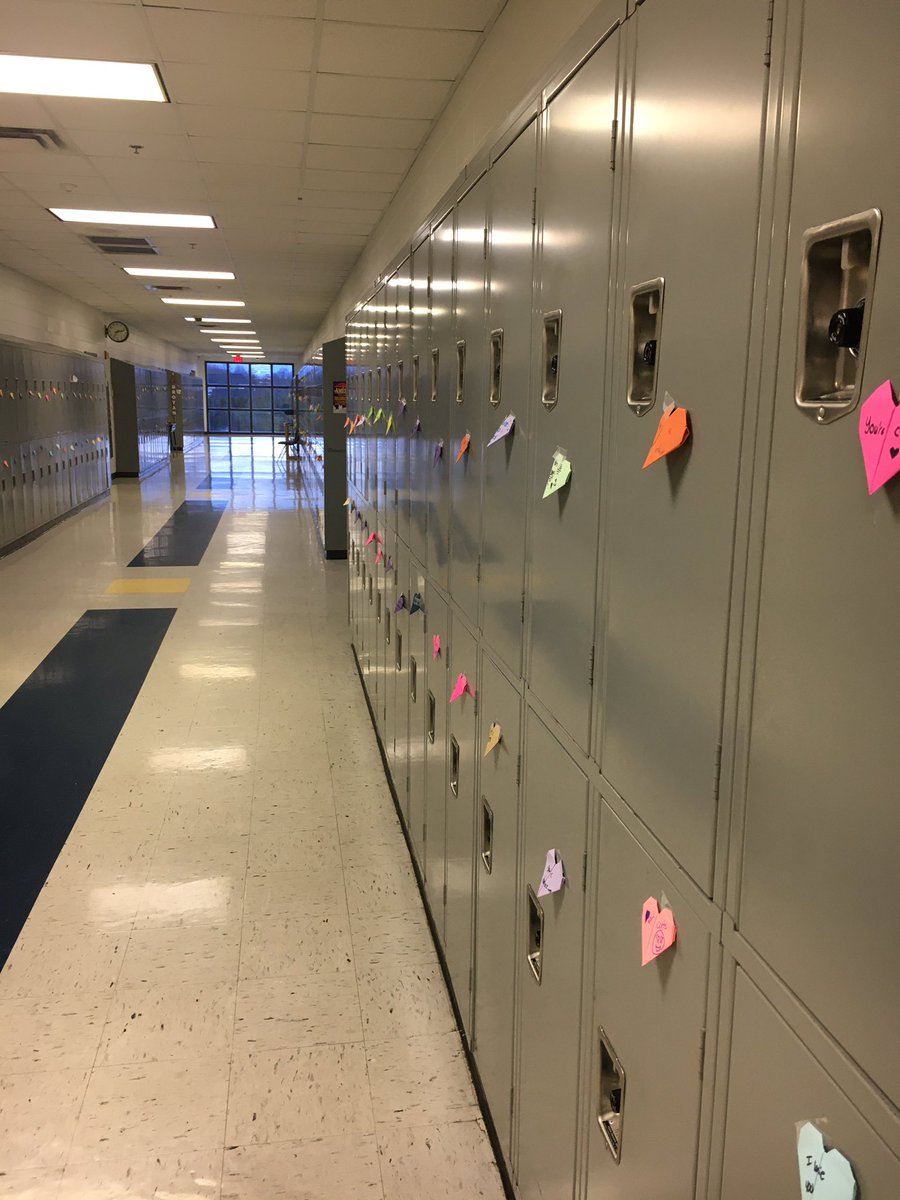 Tiny bits of love for all the students today. Happy Valentines Day! ❤️