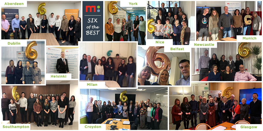 Murgitroyd's tweet photo. Our Pan-European teams started this year by celebrating being the only IP firm to get 6 golds in all 6 sectors in @FT's European IP survey last year.

Our teams were particularly proud as the awards were voted on by Clients and Partners. 

Thank you to everyone who voted for us! https://t.co/ZWkdVhvXff