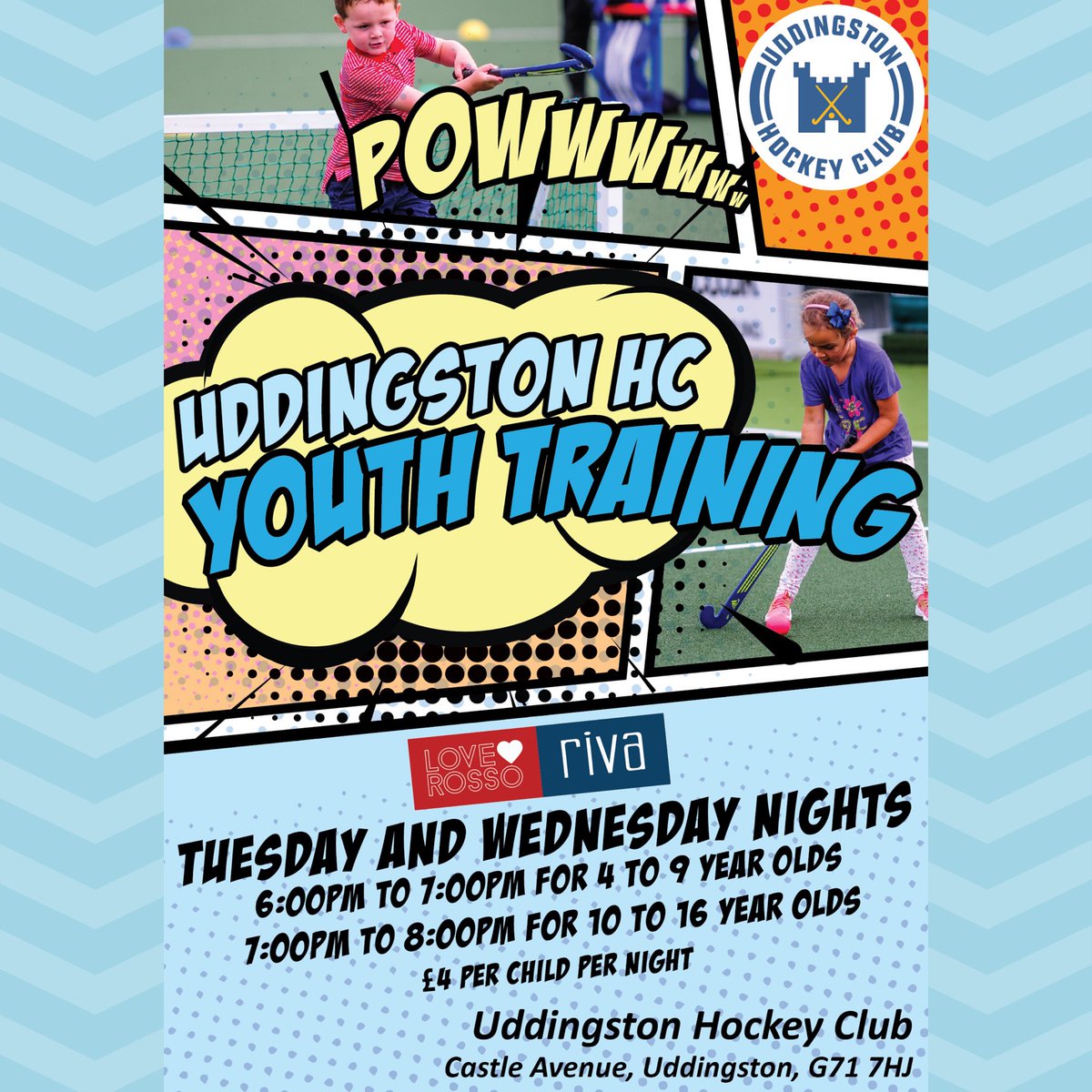UddyHockey's tweet photo. Youth Coaching starts back next week with new comers very welcome. @ScottishHockey @RossoBothwell 
@clinetix @PerfectGlazing @DeansCivilEng @WhatsOnLShire @stjohnthebapps @BothwellPrimary @WestCoatsPS @UGSchool @stbridesschool @AitkenheadS @muiredgeprimary @FHprimary @StMarysPS14 https://t.co/qR4xKOzvBk