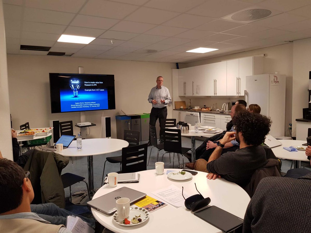 So great gathering brilliant <a href="/teknologidesign/">Teknologi, kunst og design</a> researchers for a commercialization workshop <a href="/grundergarasjen/">Gründergarasjen</a> <a href="/OsloMet/">OsloMet</a> yesterday!! We really got a great discussion <a href="/andersbhanssen/">Anders Braarud Hanssen</a> <a href="/anthonyg79/">Anthony G</a> <a href="/bryhni/">Haakon Bryhni</a> <a href="/SteinarOlberg/">Steinar Olberg</a> <a href="/PMirtaheri/">Peyman Mirtaheri</a> ++ Thanks for great contributions - stay tuned for more