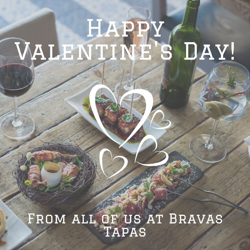 Happy Valentine's Day from all of us at Bravas Tapas. We are looking forward to welcoming you all throughout the day. ❤️

For booking enquiries please call 020 7481 1464 ☎️
#BravasTapas #StKatherinesDocks #TapasRestaurant