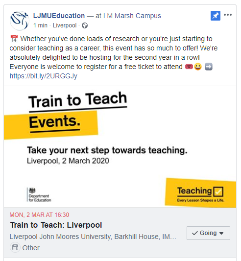 LJMU School of Education tweet media