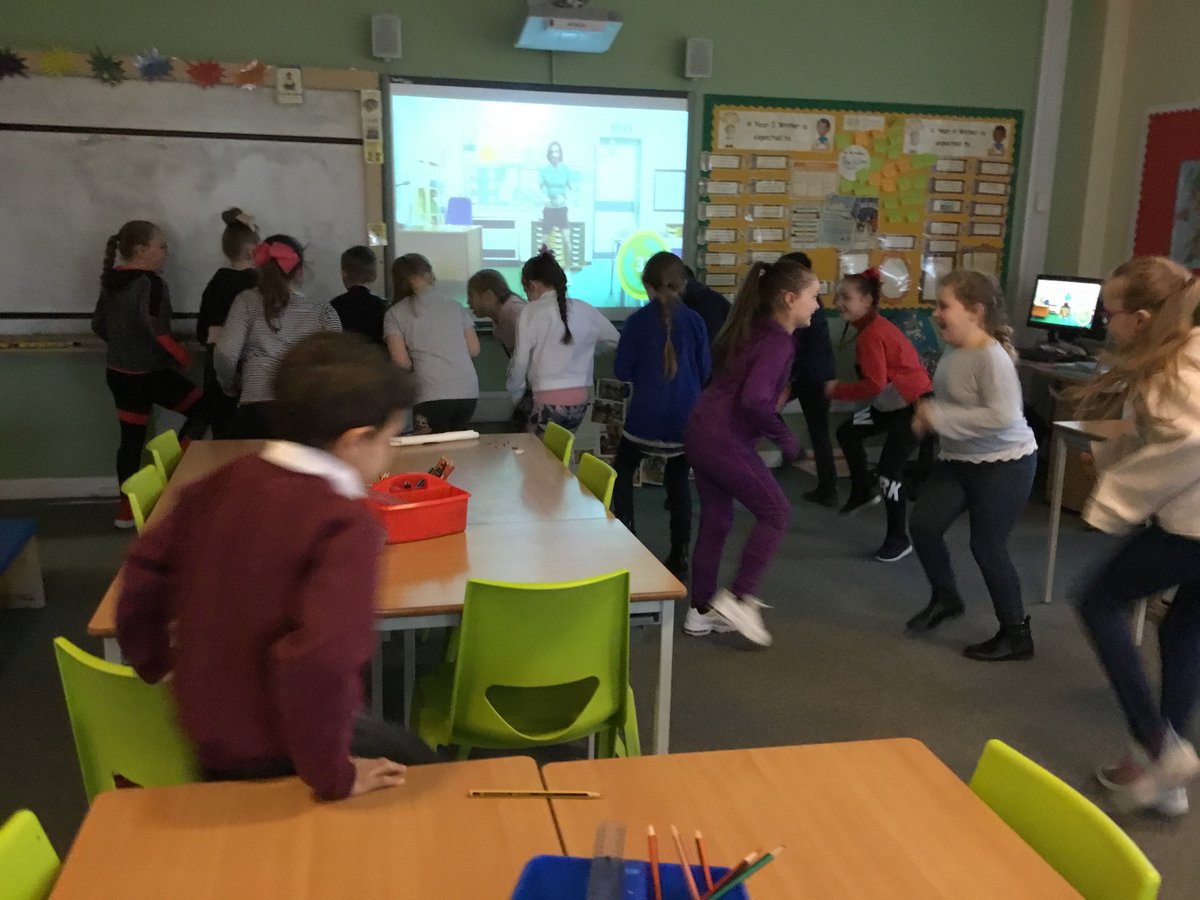 RimroseHope's tweet photo. Year 3/4G enjoyed @thebodycoach workouts this week during healthy lifestyles week. #getfit #gethealthy #classroomworkout https://t.co/caFKIJrN2t