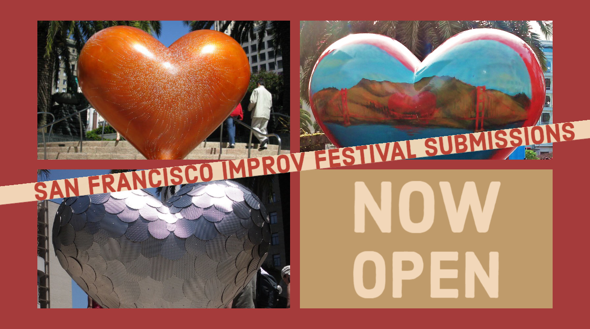 San Francisco Improv Festival submissions are open today.  💕  Submit your toupe (forms.gle/SnXL52JQ7MGnef…) or yourself for the directed ensemble (forms.gle/f9PKcwhiv2Ex8b…) today.
#improv #sf #sfif20