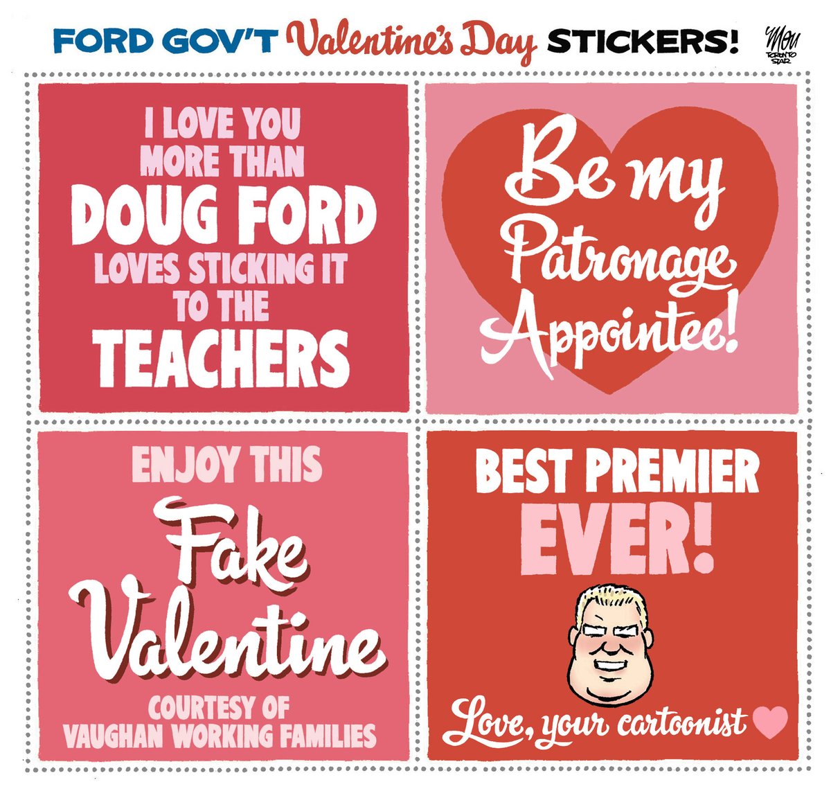 TheoMoudakis's tweet image. Please enjoy today's #ValentinesDay2020 cartoon in @TorontoStar #onpoli