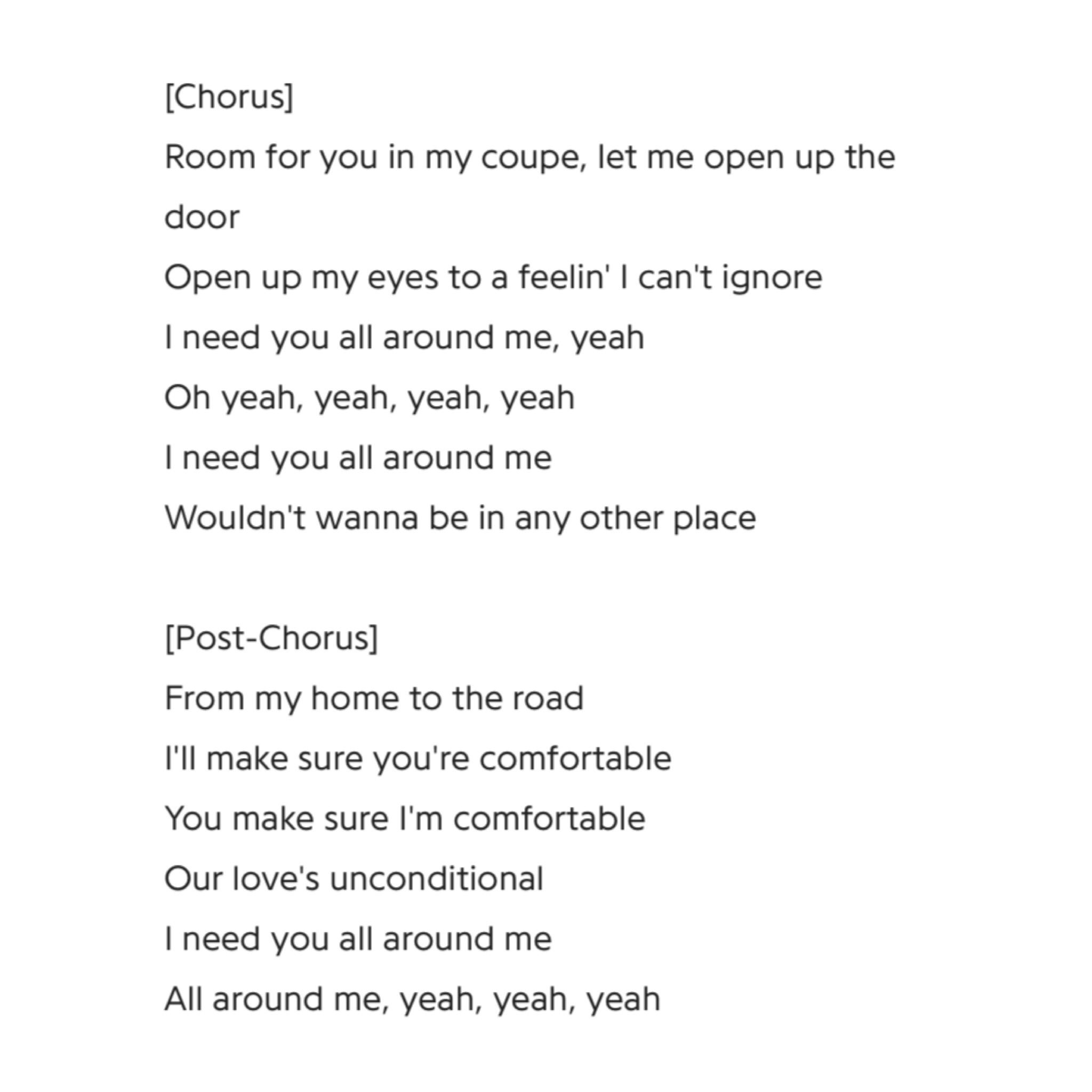 Justin Bieber Crew Check Out The Lyrics For All Around Me By Justin Bieber