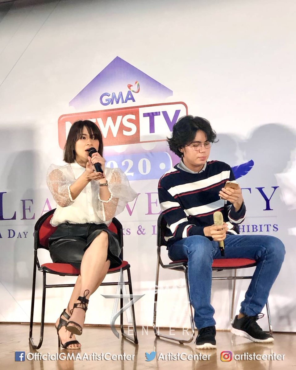 Sparkle_GMA's tweet image. #LJReyes was a guest speaker at today's #Learniversity at AMA College Makati ✨ She talked about online identity and presence.