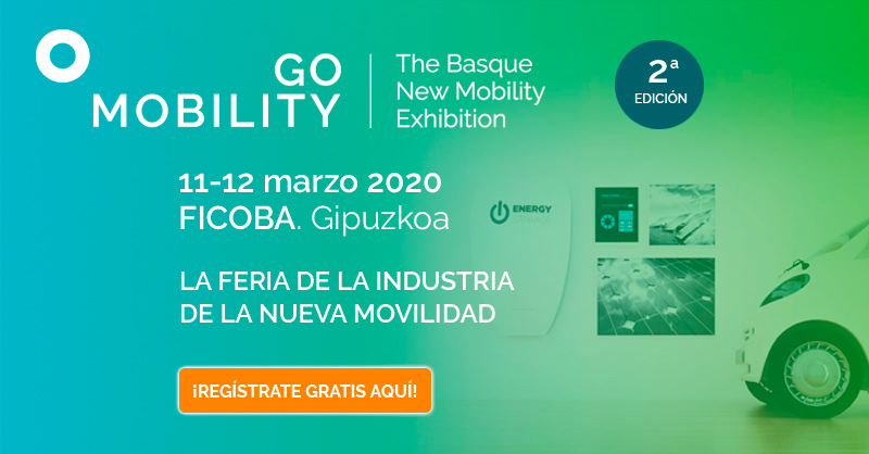 Llega #GoMobility2020, la feria de la industria de la nueva movilidad: sostenible, conectada, segura y accesible➡️Consulta expositores y programa aquí: gomobility.eus/es/ #nuevamovilidad 📅11-12 marzo 📍FICOBA, Irun – Gipuzkoa 📝 Inscríbete gratis en bit.ly/2H9nQp0
