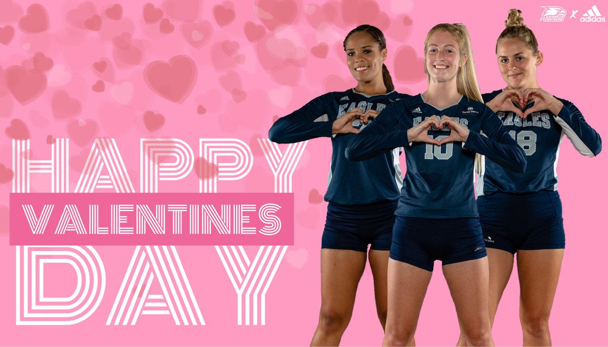GSAthletics_VB's tweet photo. Wishing you all Happy Valentine’s Day from Georgia Southern Volleyball! 💕🤙🦅

#HOME
#WingsUp https://t.co/u5lnHxbrSX