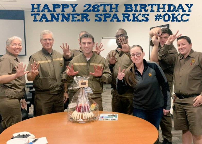 UPS Integrad McKinney (@upsintegradmck) on Twitter photo We know which occasion is the most important today 😉
#BundtCake #NoFlowers #Birthday <a href="/Ricups/">Rick Winters</a> We know which occasion is the most important today 😉
#BundtCake #NoFlowers #Birthday <a href="/Ricups/">Rick Winters</a>