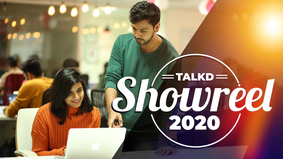 Call it a 20/20 vision or surpassing the ordinary, #Talkd is definitely going places. Presenting our showreel for the year 2020. 
bit.ly/TALKD-Showreel…

#LifeAtTalkd #TalkdFameByFrame #VideoLaunch #TalkdShowreel2020 #OfficeLife #AgencyLife #AgencyStyle