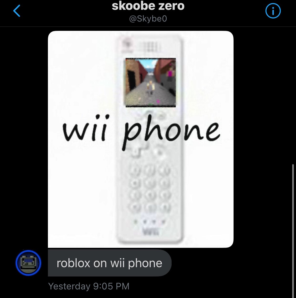 News Roblox On Twitter: &quot;A User Told Us Roblox Is Available For The Wii  Phone Https://T.co/Qo58Kotirf&quot; / Twitter