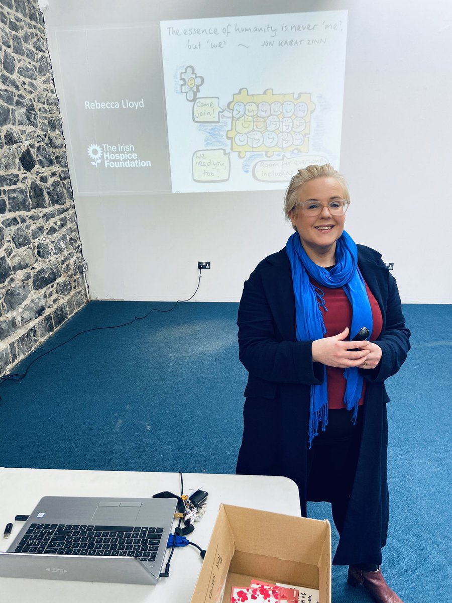 IrishHospice's tweet photo. Our Public Engagement Officer @westirelandgirl ready to deliver her talk on our #ThinkAhead form at today’s Putting The House in Order session in #Limerick @AgeLimerick @Place_EE #planningahead #IHFsupport https://t.co/5o0UWSE8T9